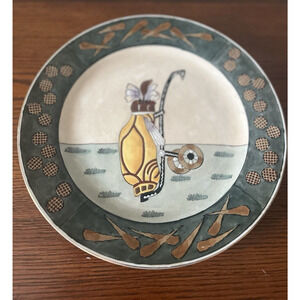 A Quality Product By Oreintal Accent Golf Plate